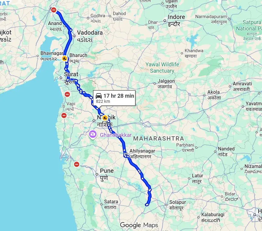 Ahmedabad to Pandharpur