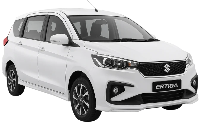 Maruti Ertiga car rental services in Ahmedabad for outstation travel