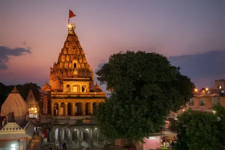 Mahakaleshwar Jyotirling Temple Ujjain Madhya Pradesh sacred Shiva temple visited during Ujjain Omkareshwar taxi tour