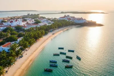 Diu beach and Diu fort scenic coastal destination in Gujarat visited during Dwarka Somnath Diu taxi tour