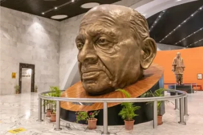 Statue of Unity – the world’s tallest statue located at Kevadia Gujarat